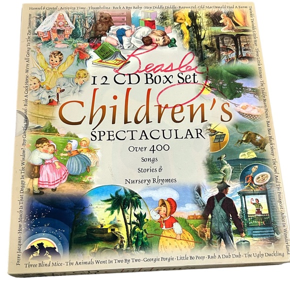 Children Beasley 12 CD’s Box Set Over 400 Songs Stories & Nursery Rhymes - Picture 1 of 7